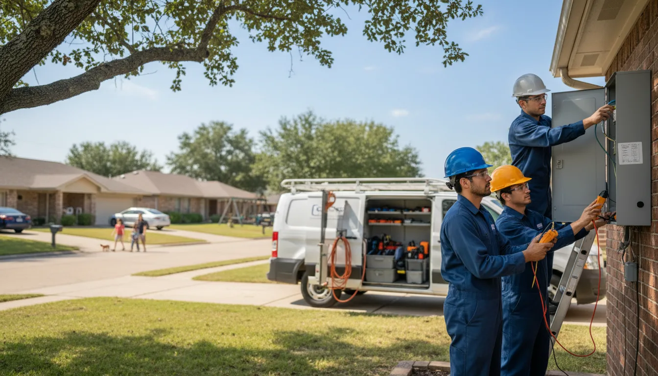 Certified electrician providing emergency electrical services in Alger, OH